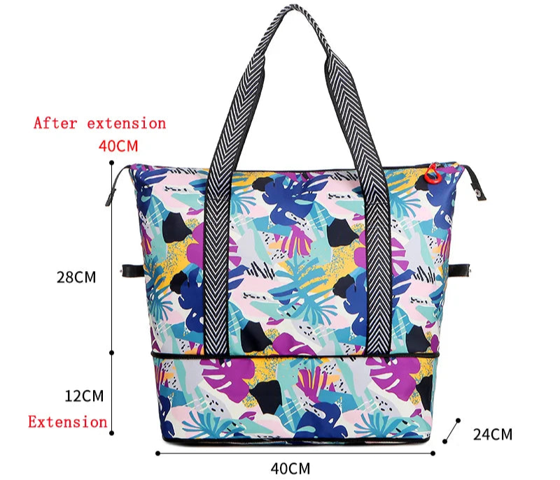 Sac de voyage grande capacité extensible