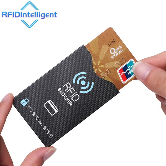 Lot de 5 porte carte anti RFID