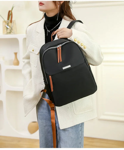 Men Backpacks Women Oxford Waterproof Rucksack Business Computer Bag Casual Travel Backpack Senior High School Student Schoolbag