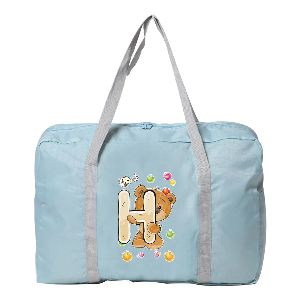 Sac de voyage grande capacité LETTRE PERSONNALISABLE NOUNOURS