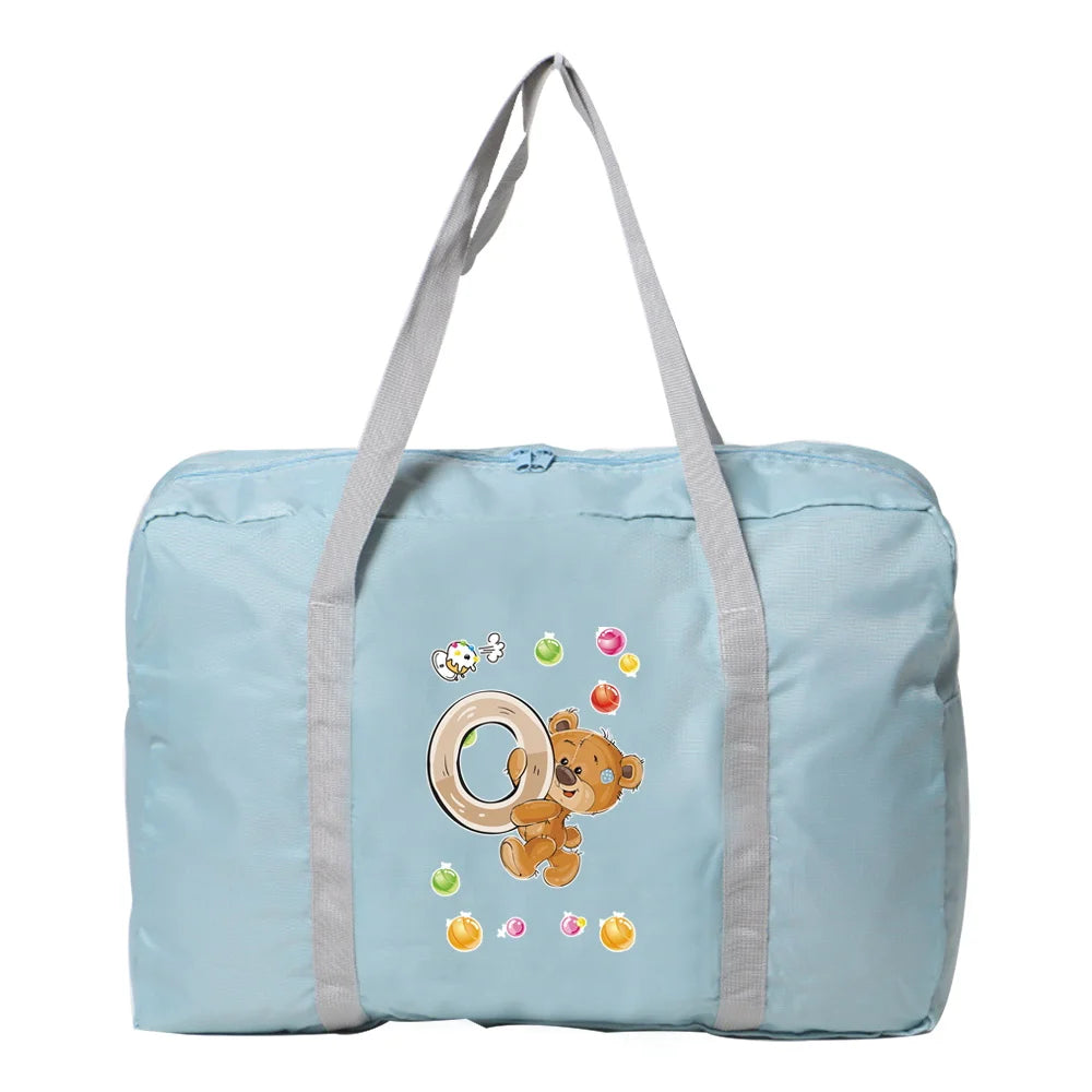 Sac de voyage grande capacité LETTRE PERSONNALISABLE NOUNOURS