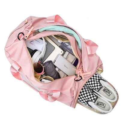 Gym Bag Women Shoe Compartment Waterproof Sport Bags for Fitness Training Bolsa Sac De Sport Travel Bag