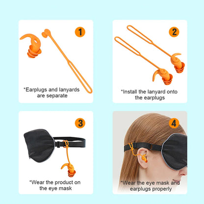 Bouchon d'oreille avec attache