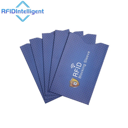 Lot de 5 porte carte anti RFID