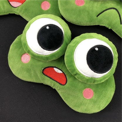 Masque de sommeil grenouille