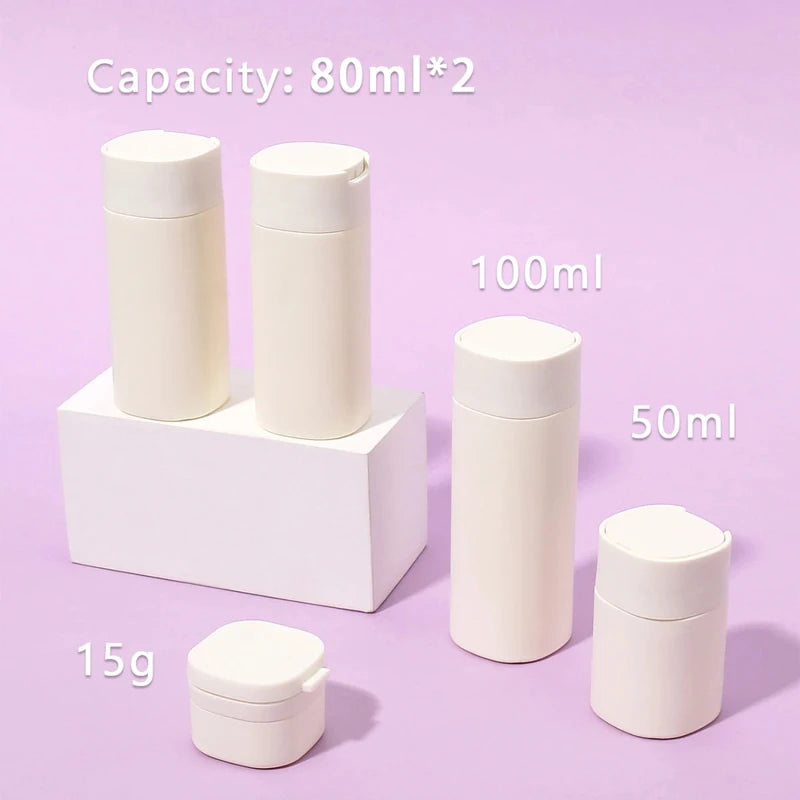 Set de flacon en silicone réutilisable