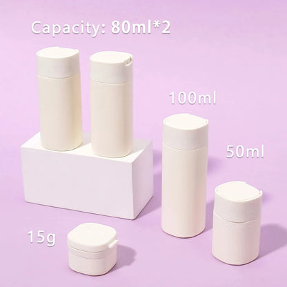 Set de flacon en silicone réutilisable