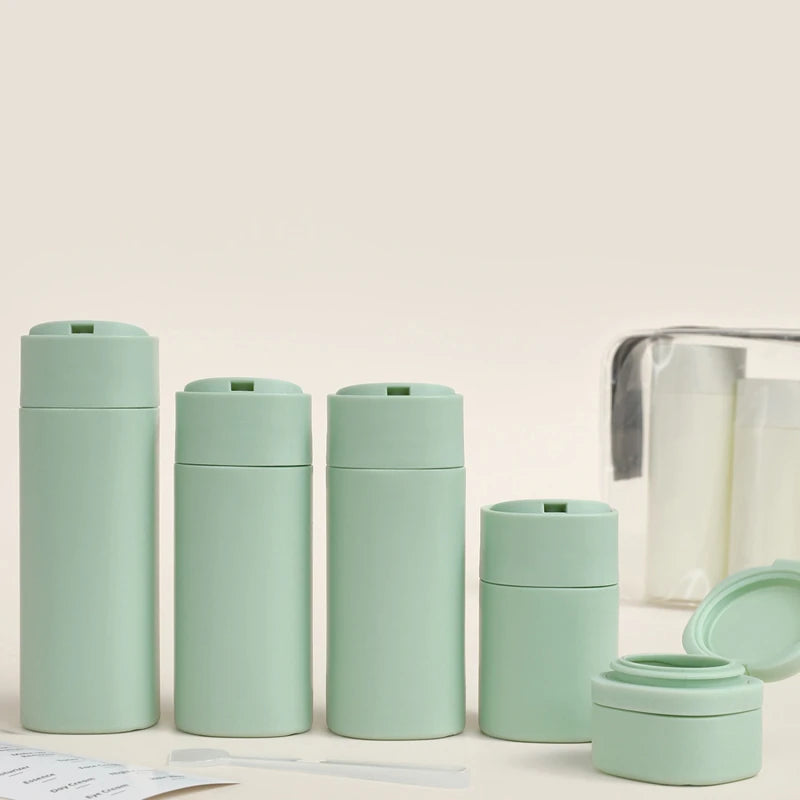 Set de flacon en silicone réutilisable