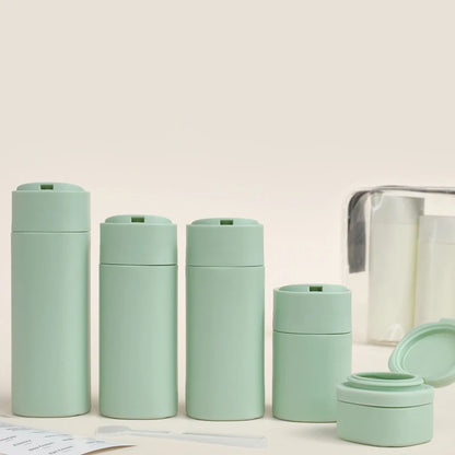 Set de flacon en silicone réutilisable