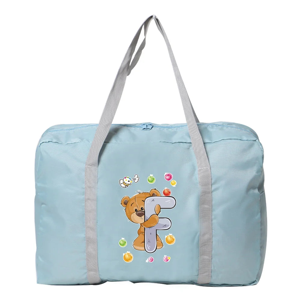 Sac de voyage grande capacité LETTRE PERSONNALISABLE NOUNOURS