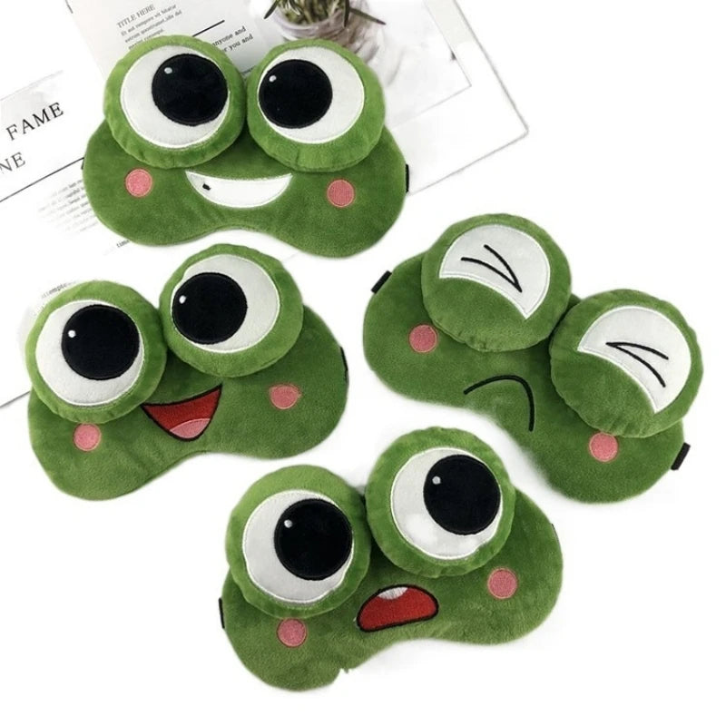 Masque de sommeil grenouille
