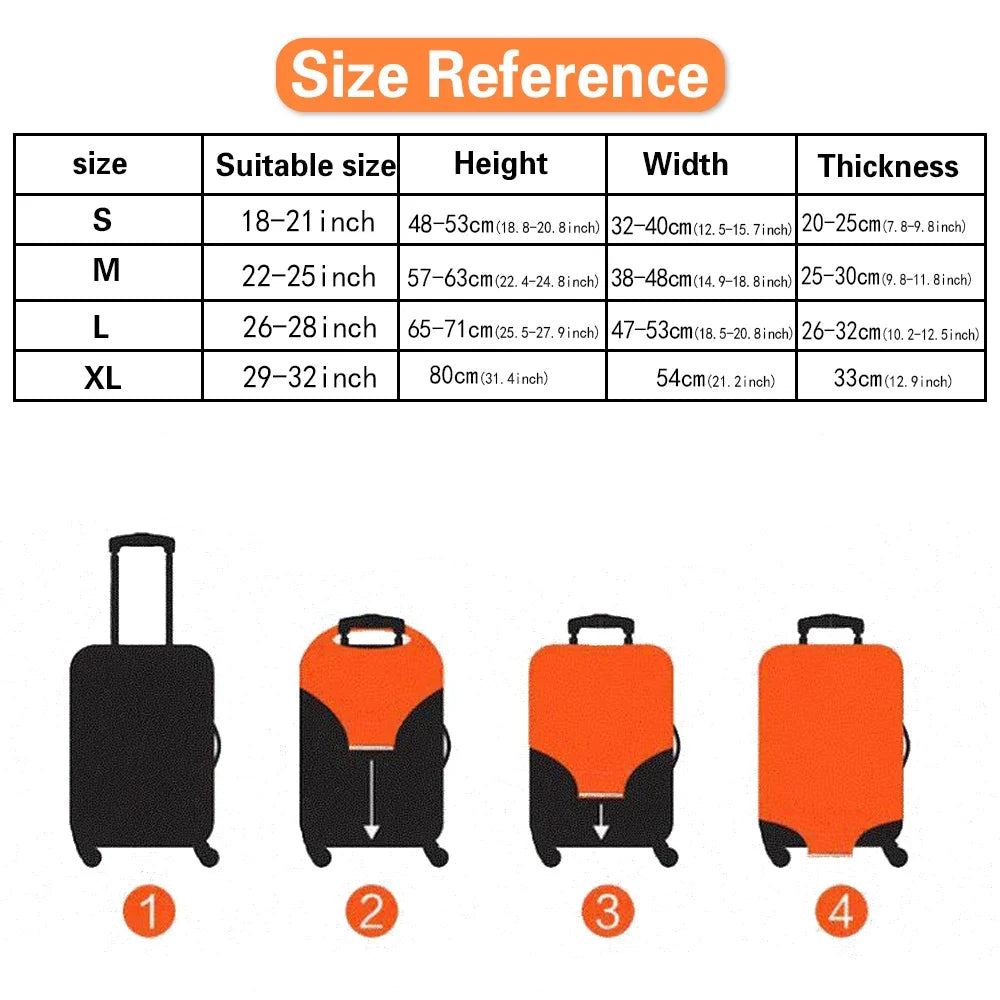 Housse de protection pour bagage DON'T TOUCH ME