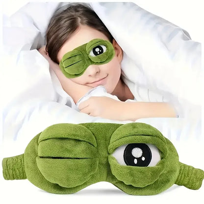 Masque de sommeil grenouille