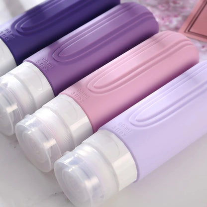 Set de flacon en silicone réutilisable