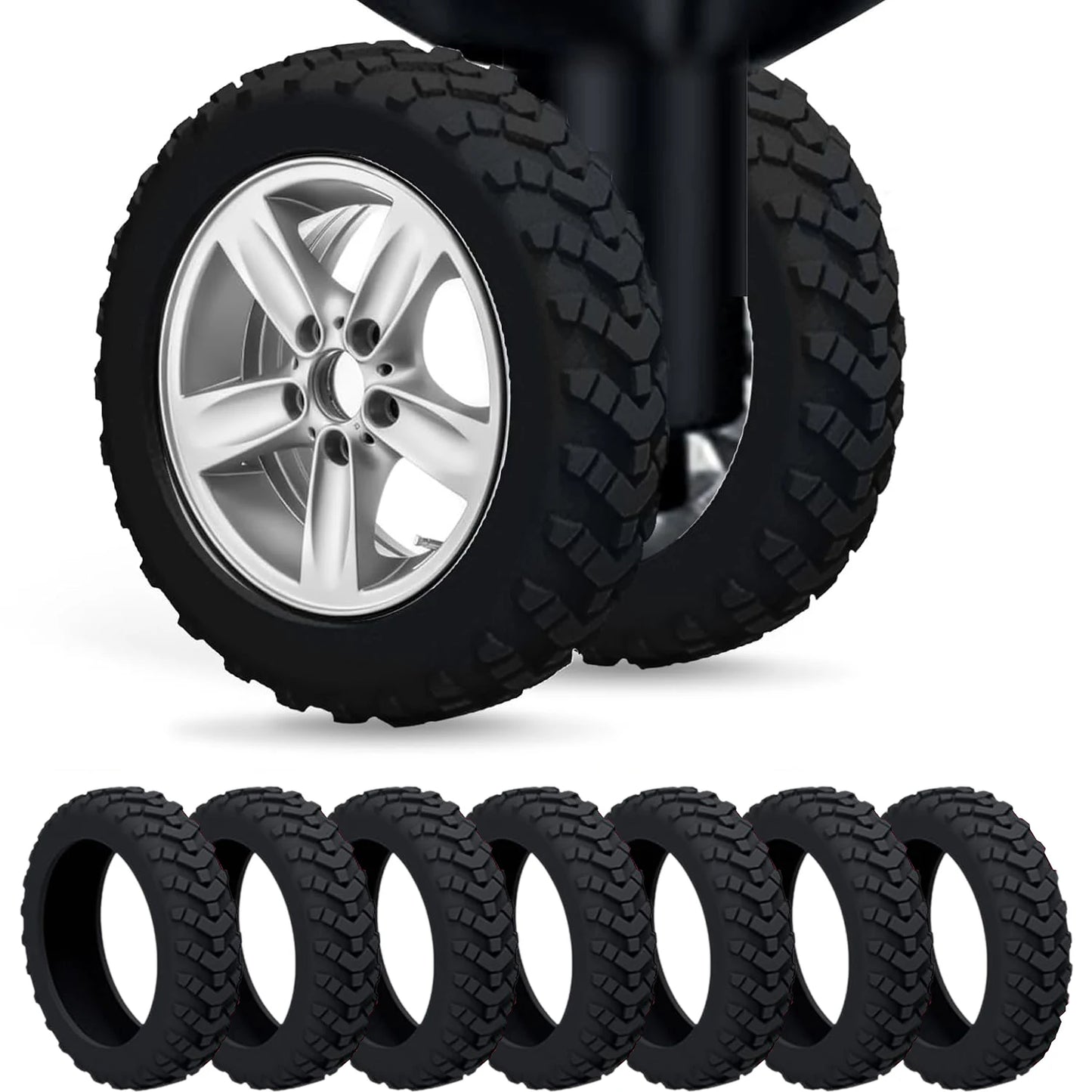 Protection pour roue de bagage