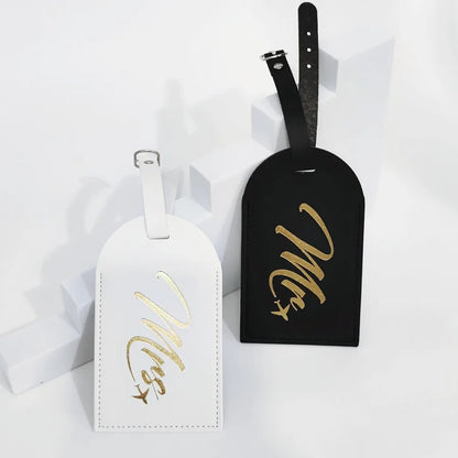Lot de 2 étiquettes de bagage MR/MRS