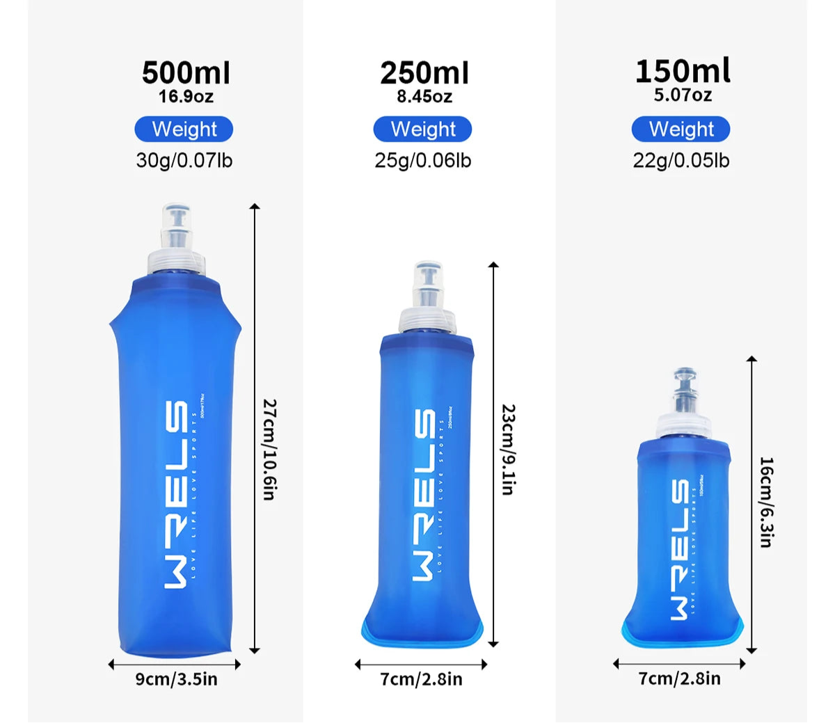 Bouteille d'eau pliable