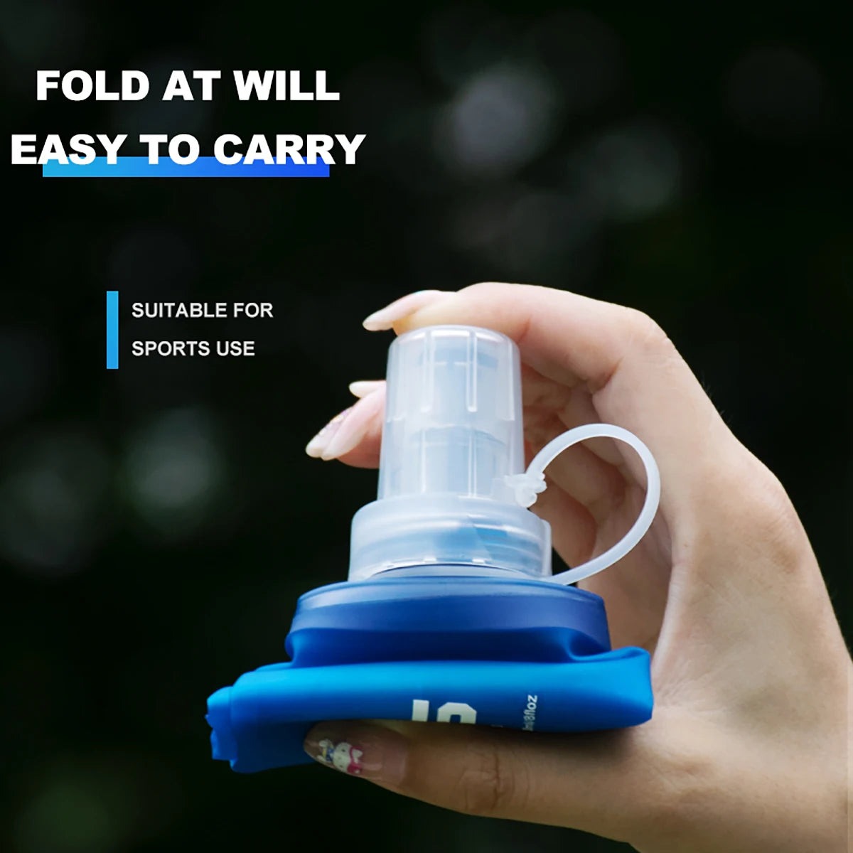Bouteille d'eau pliable