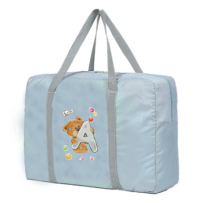 Sac de voyage grande capacité LETTRE PERSONNALISABLE NOUNOURS