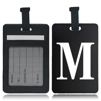 Étiquette pour bagage Lettre personnalisable