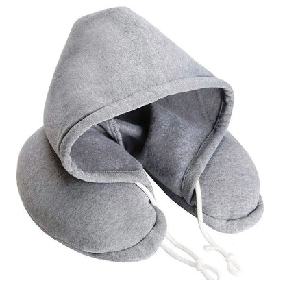 Oreiller cervical avec capuche