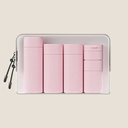 Set de flacon en silicone réutilisable