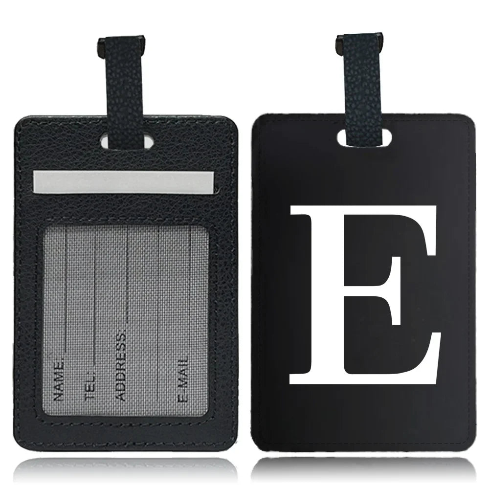 Étiquette pour bagage Lettre personnalisable
