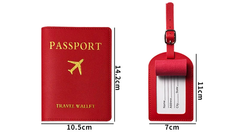 Étuis et Étiquette de bagage TRAVEL