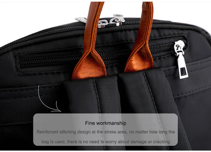 Men Backpacks Women Oxford Waterproof Rucksack Business Computer Bag Casual Travel Backpack Senior High School Student Schoolbag