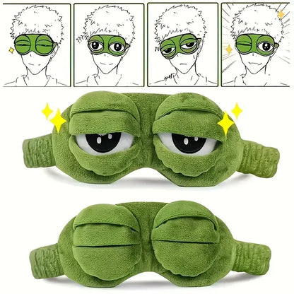 Masque de sommeil grenouille