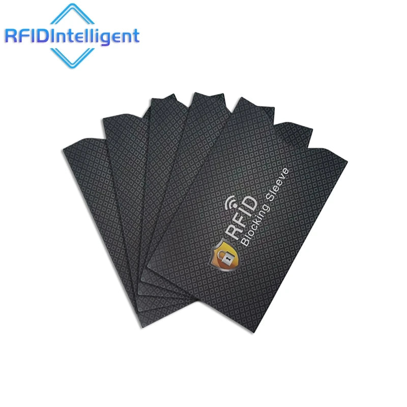 Lot de 5 porte carte anti RFID