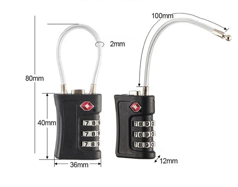Cadenas TSA à combinaison