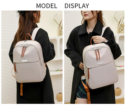Men Backpacks Women Oxford Waterproof Rucksack Business Computer Bag Casual Travel Backpack Senior High School Student Schoolbag