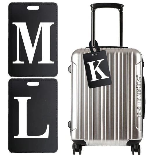 Étiquette pour bagage Lettre personnalisable