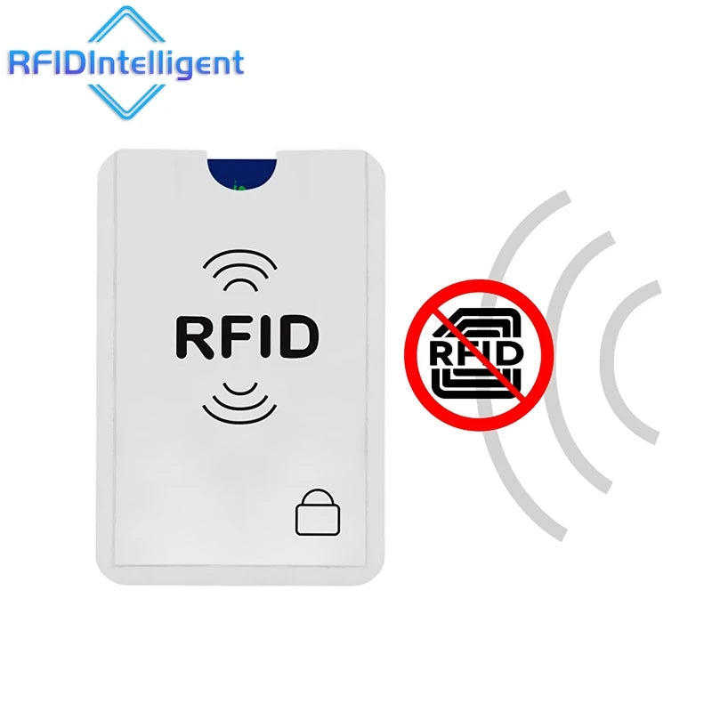 Lot de 5 porte carte anti RFID
