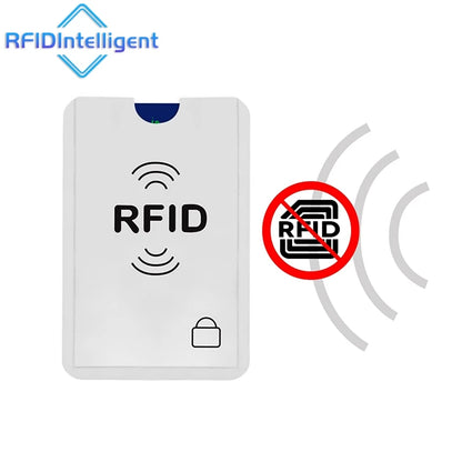 Lot de 5 porte carte anti RFID