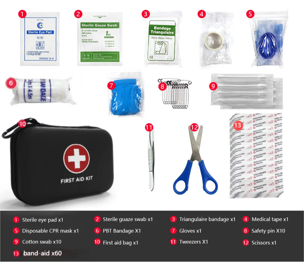 Trousse de premiers secours