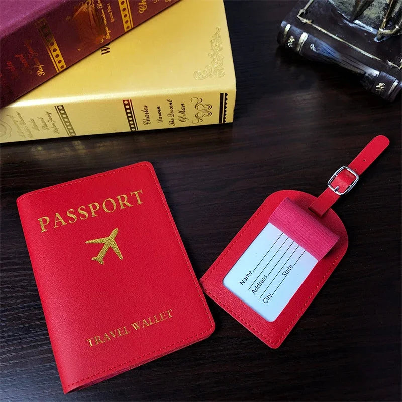 Étuis et Étiquette de bagage TRAVEL