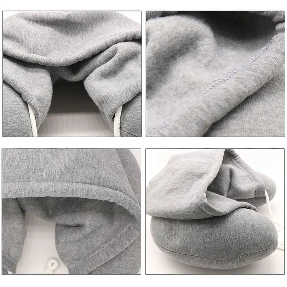 Oreiller cervical avec capuche