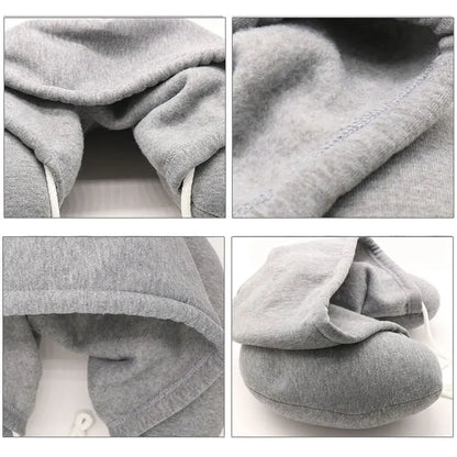 Oreiller cervical avec capuche