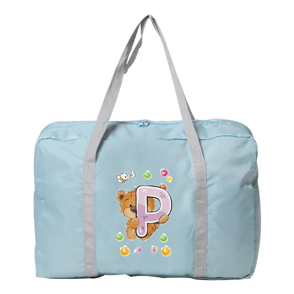 Sac de voyage grande capacité LETTRE PERSONNALISABLE NOUNOURS