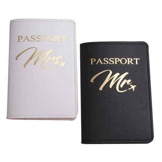 Lot de 2 étuis pour passeport MR/MRS