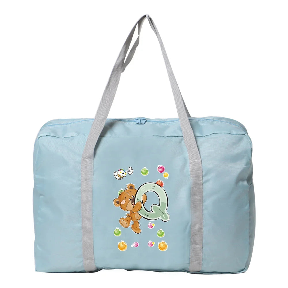 Sac de voyage grande capacité LETTRE PERSONNALISABLE NOUNOURS