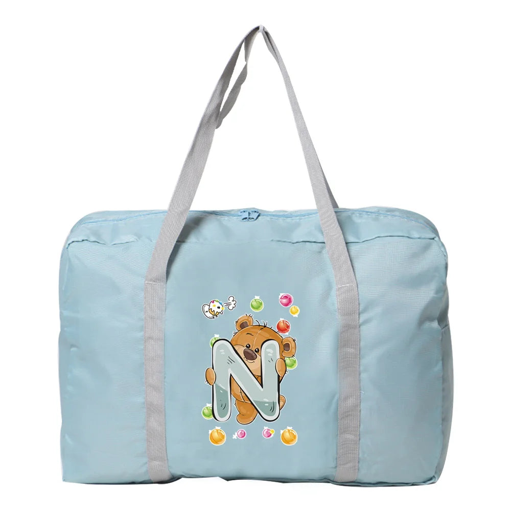 Sac de voyage grande capacité LETTRE PERSONNALISABLE NOUNOURS